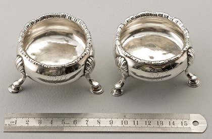 Early Georgian Silver Salt Cellars (Pair) - David Hennell I